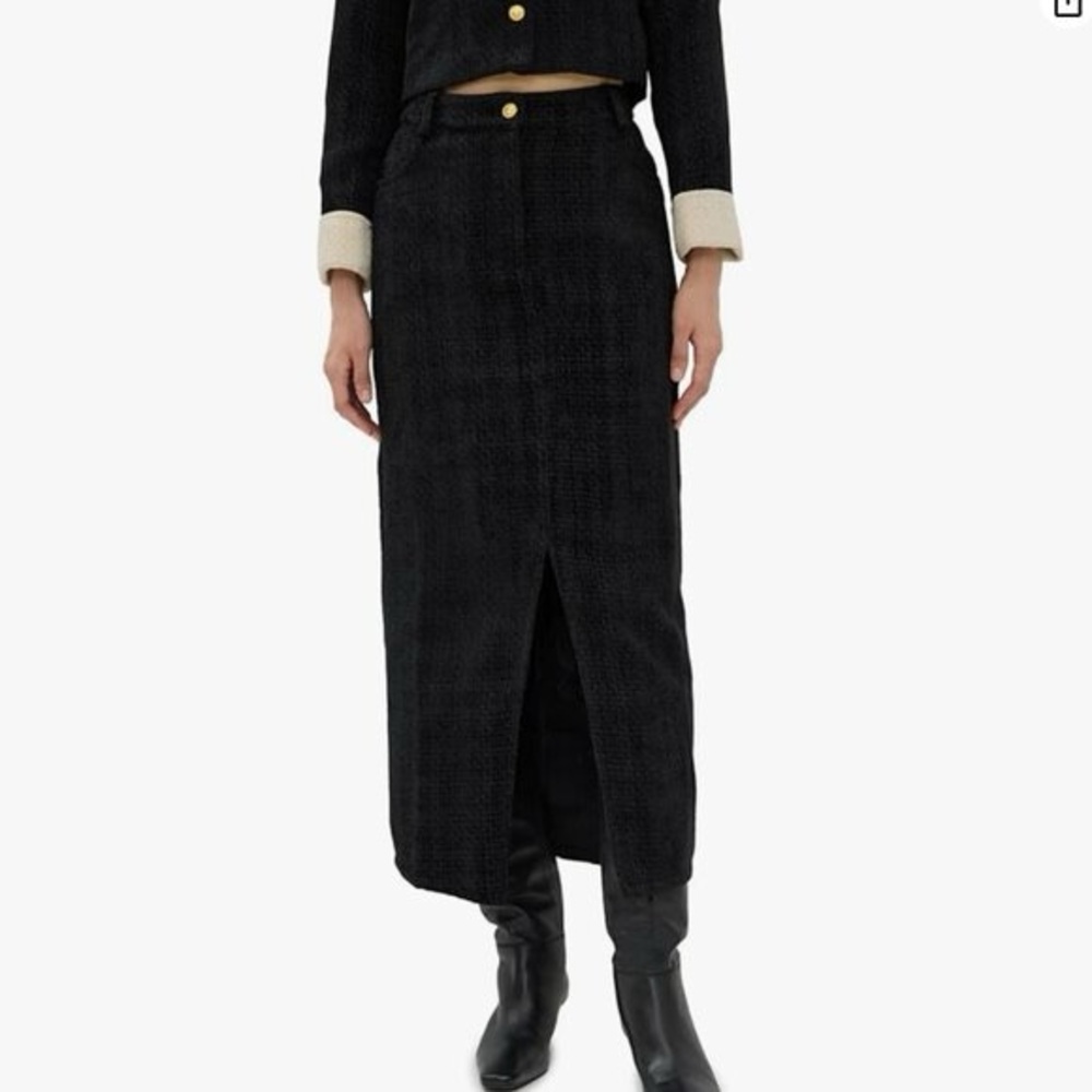 BNWT Moon River Black Maxi Skirt